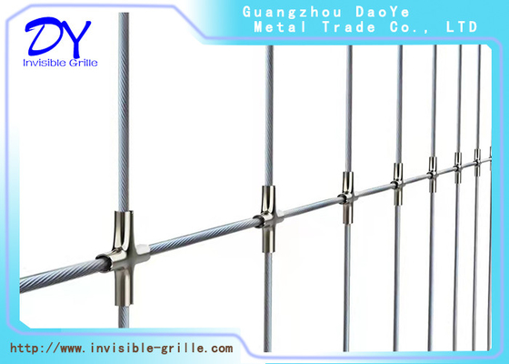 Câble métallique invisible d'acier inoxydable de gril de Hdb de fenêtre en nylon de Dy 316